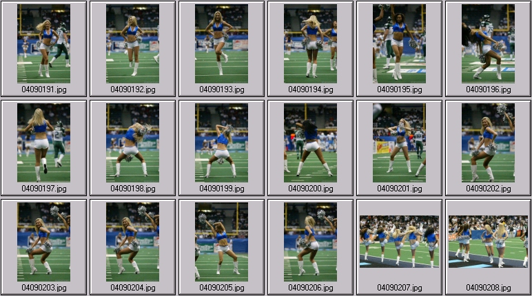 arena football cheerleading pictures