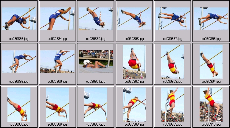 girls polevault