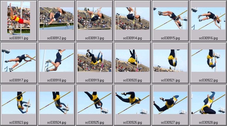 girls polevault