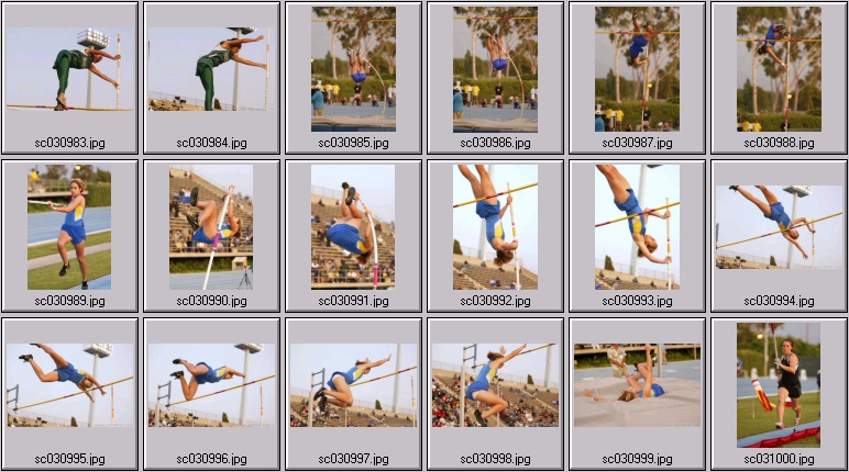 girls polevault