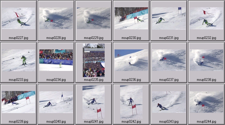 super-g skiing