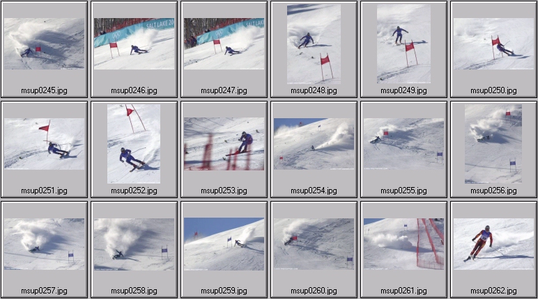 super-g skiing