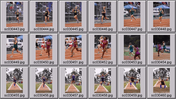 girls track