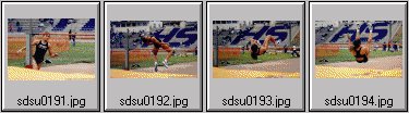 Men's and women's track photos